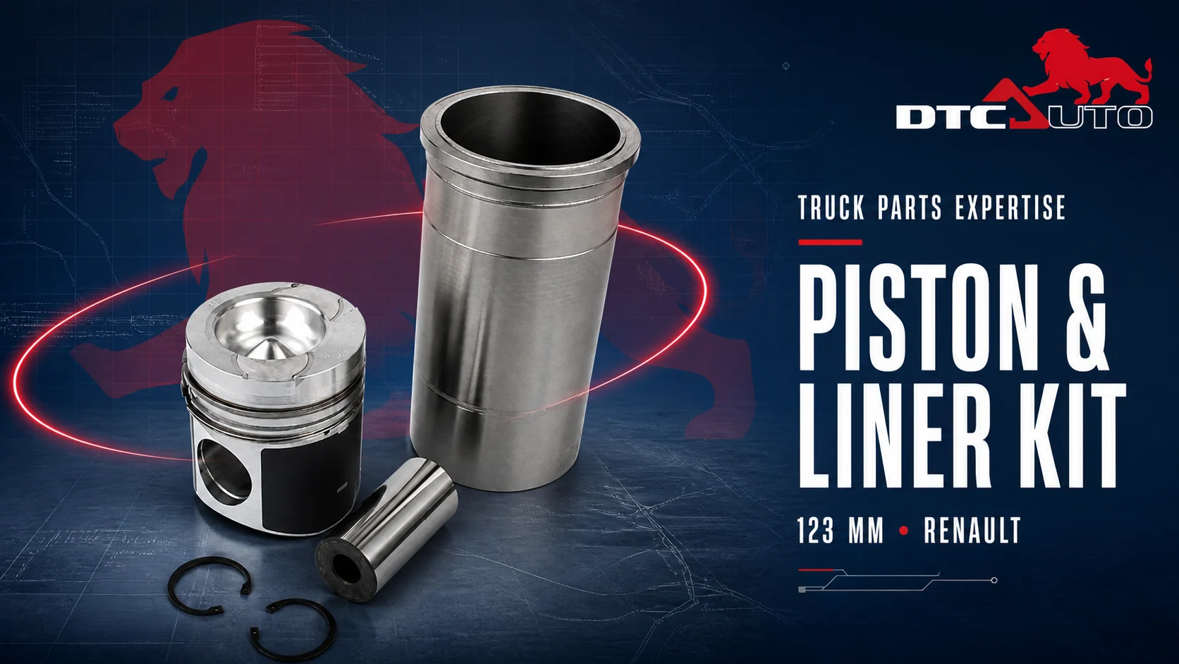 Kits pistons-chemises — Moteur · en stock